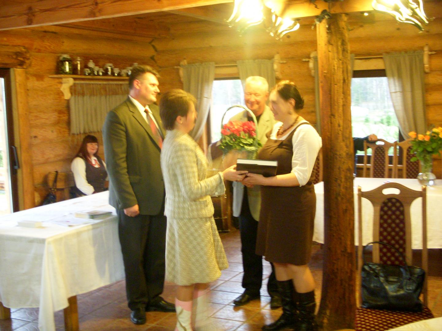 Šventė Laimutės ir Stasio Sadauskų kaimo turizmo sodyboje 2009-11-18